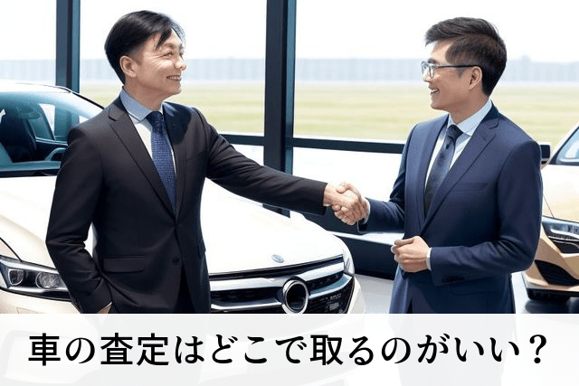 車の査定はどこで取るのがいい?