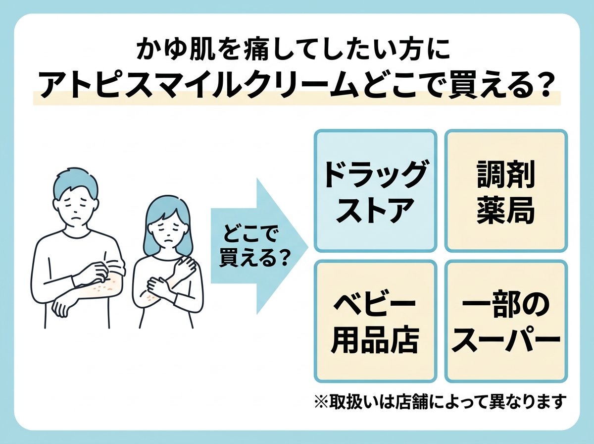 アトピスマイルクリームを売っている店舗