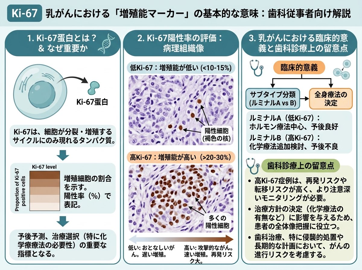 ki-67乳がんにおける「増殖能マーカー」の基本的な意味