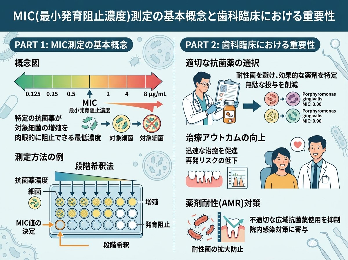 mic測定の基本概念と歯科臨床における重要性