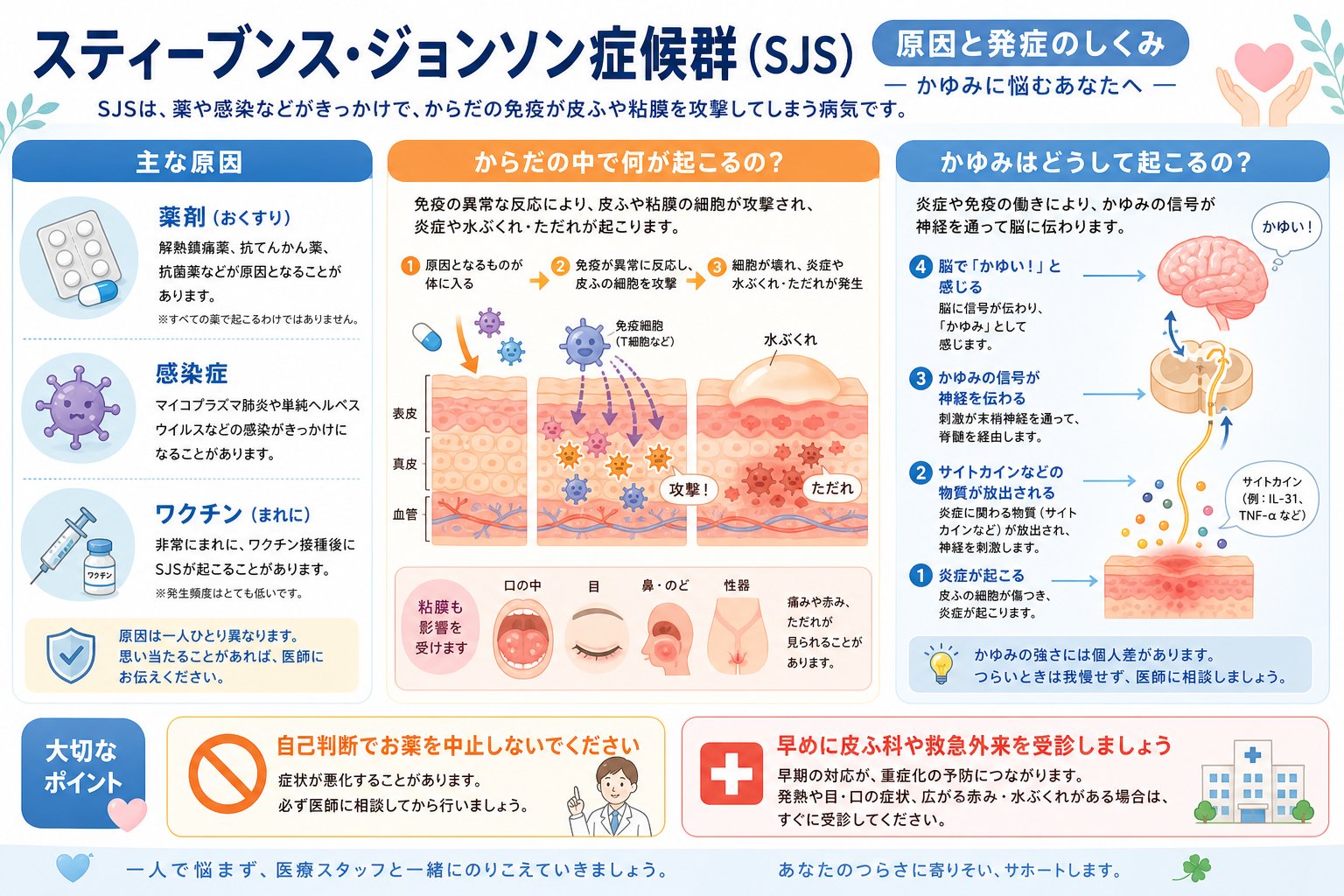 スティーブンス・ジョンソン症候群の原因と発症メカニズム